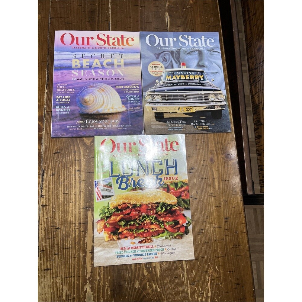 Our state Magazines 2025 And 2026. Lot Of 3 Excellent Condition